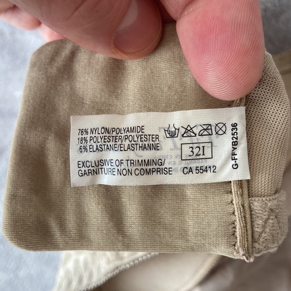 Fit Fully Yours Joyce See-Thru Lace bra in caffe color size 32I - Picture 5 of 6